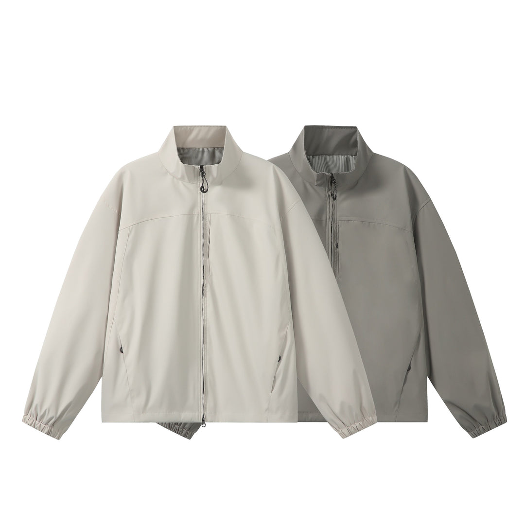 Unisex Leichte, Packbare Funktionsjacke im Oversize-Boxy-Schnitt mit Stehkragen Shop Nory
