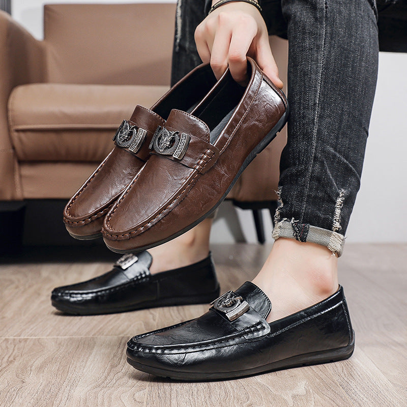 Herren Elegante Mokassins mit Metalldetails Shop Nory