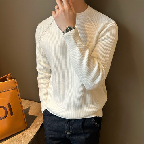 Herren Feinstrick-Henley-Pullover mit Raglanärmeln und feiner Rippstruktur Shop Nory