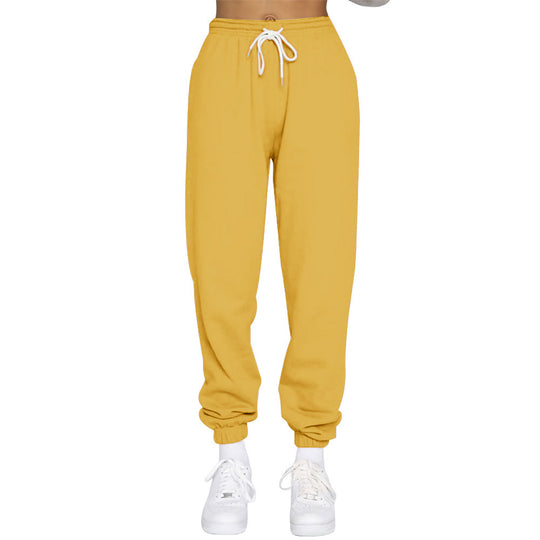 Damen nan taillierte Jogginghose mit hohem Bund Kordelzug und elastischen Knöchelbündchen Shop Nory