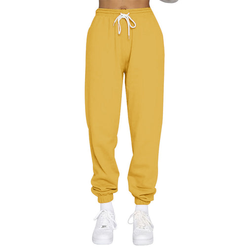 Damen nan taillierte Jogginghose mit hohem Bund Kordelzug und elastischen Knöchelbündchen Shop Nory
