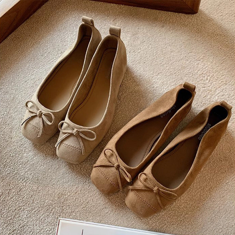 Damen Ballerinas mit dekorativem Schleifen-Detail