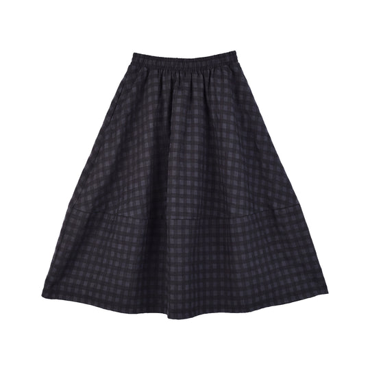 Damen Langer, Plissierter Karorock Shop Nory