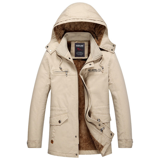 Herren mittellanger Fieldparka im Urban-Style mit Teddyfleece-Innenfutter Shop Nory
