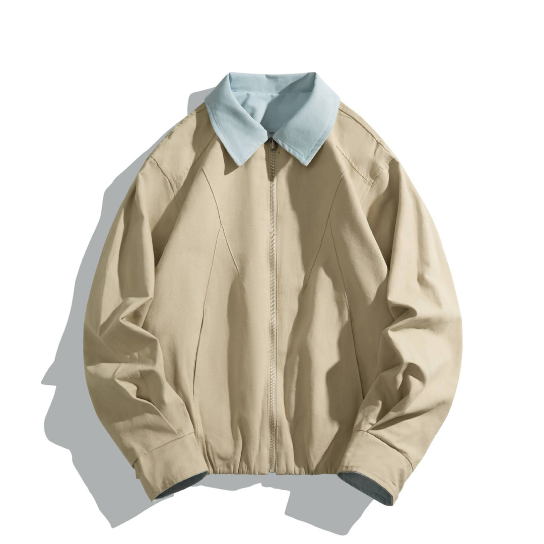 Unisex Kurz geschnittener Boxy‑Blouson mit kontrastkragen und leichter Wattierung Shop Nory