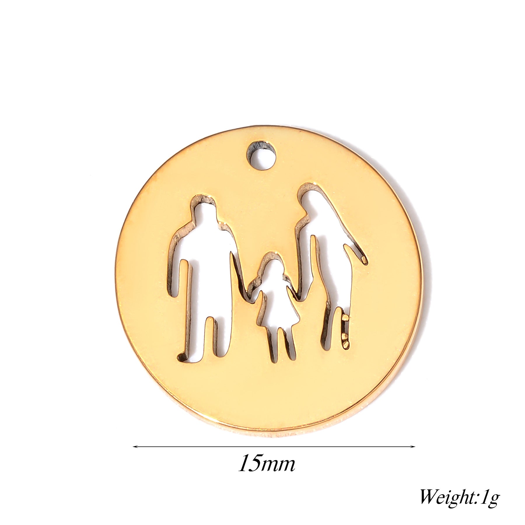 Damen Schmuckanhänger in herzförmigem Design aus Metall Shop Nory