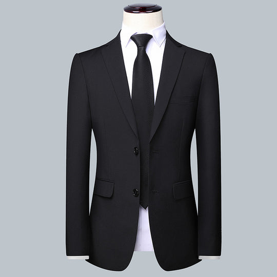 Herren Modernes Slim-Fit Anzug-Sakko mit feiner Struktur, leichtem Stretch und Pattentaschen Shop Nory