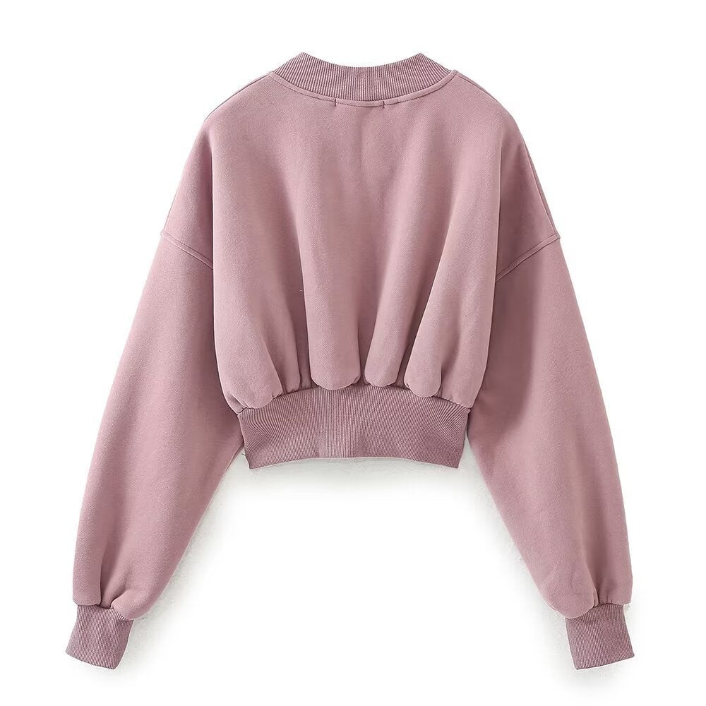 Damen Weite Fleece-Jogginghose mit hohem Elastbund, Eingrifftaschen und dezenter Logostickerei Shop Nory