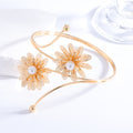 Damen eleganter Armschmuck mit floralen Motiven Shop Nory