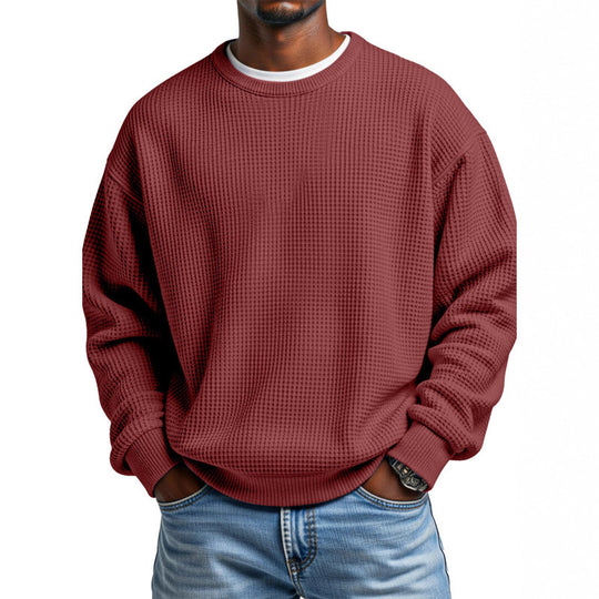 Herren Bequemer Sweatpullover mit Waffelstruktur Shop Nory