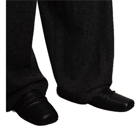 Damen Leder-Slipper mit quadratischer Zehenpartie und gerafftem Schaft Shop Nory