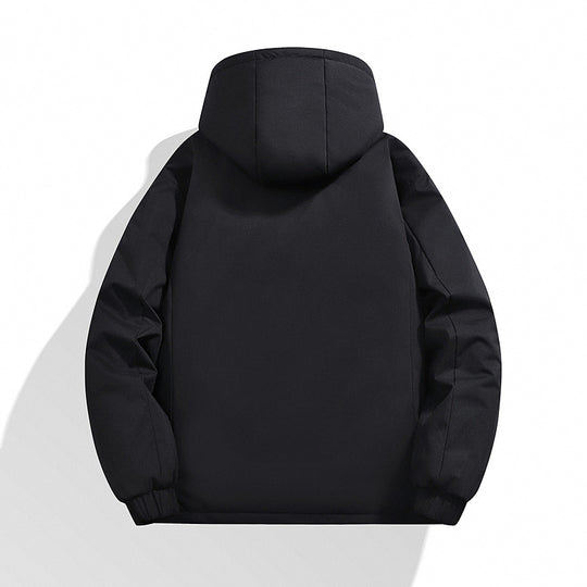 Herren Wattierte Kapuzen‑Winterjacke mit wasserabweisender Membran und verschweißter Brusttasche Shop Nory