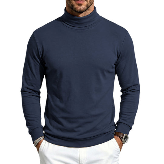 Herren schmal geschnittener Feinstrick-Rollkragenpullover Shop Nory