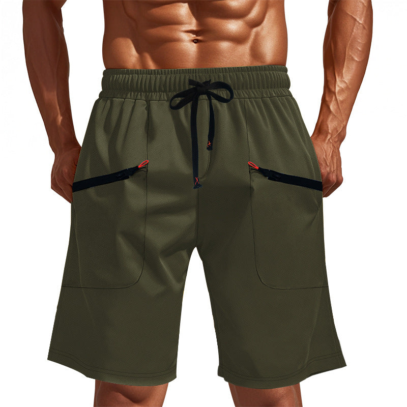 Herren Sportliche Shorts mit vielseitigen Taschen und elastischem Bund