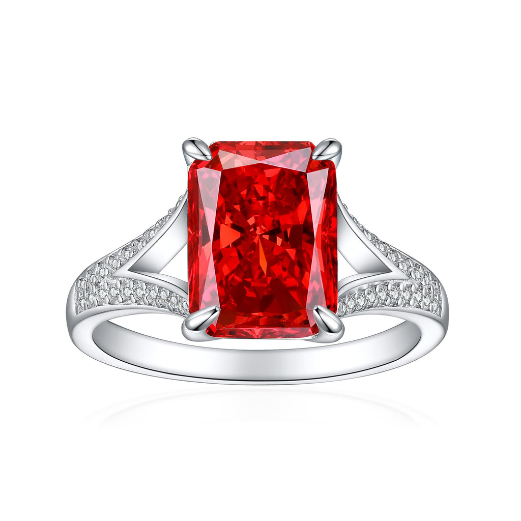 Damenring mit floralem Design und funkelndem Zirkonia-Besatz Shop Nory