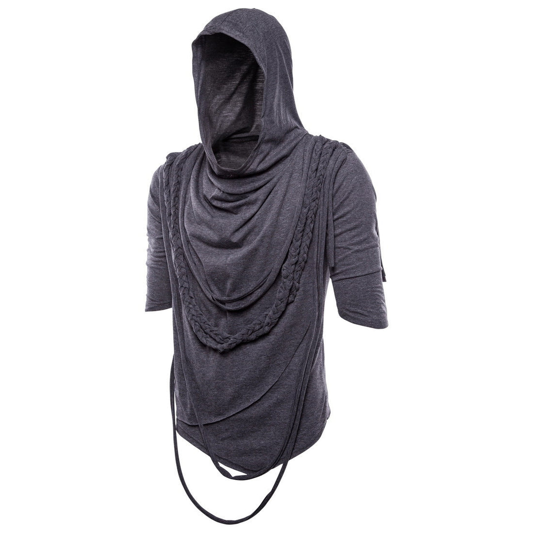 Herren Kapuzenoberteil mit innovativem Design und einzigartiger Drapierung Shopnory
