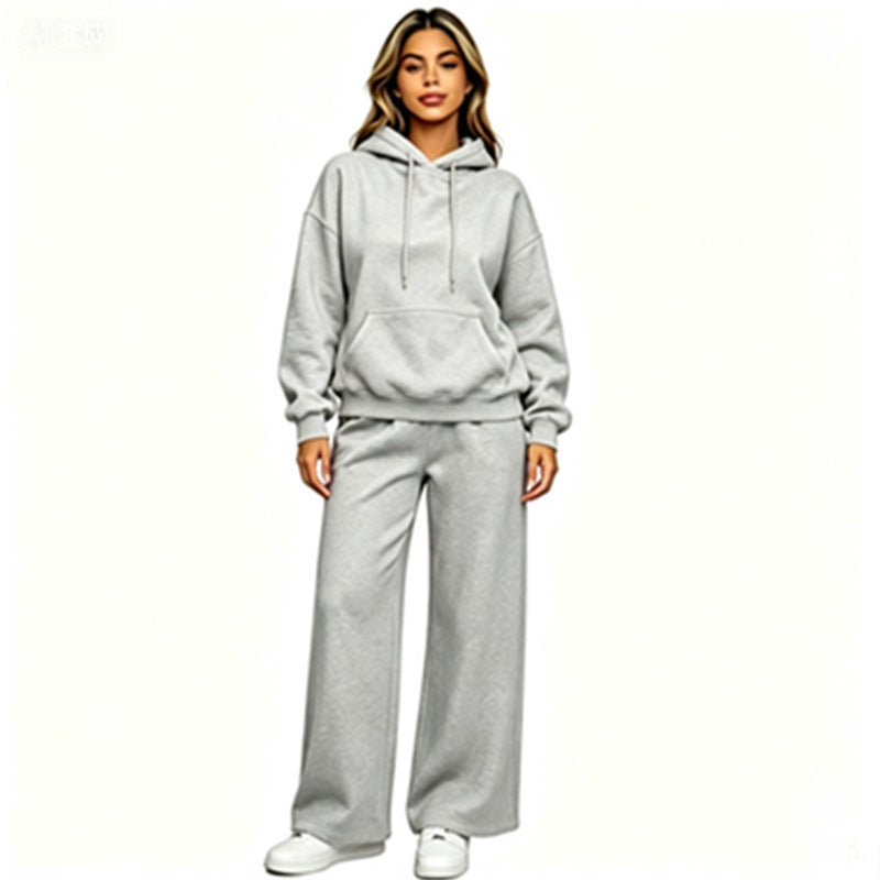 Damen Bequemer Oversized Hoodie mit weiten Jogginghosen Shop Nory