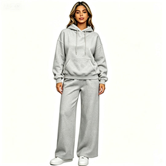 Damen Bequemer Oversized Hoodie mit weiten Jogginghosen Shop Nory