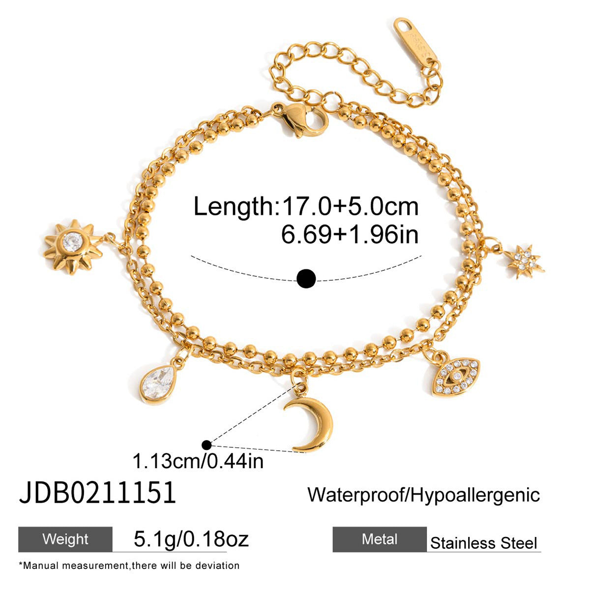 Damen Armband mit stilvollem Design und hypoallergenen Eigenschaften Shop Nory
