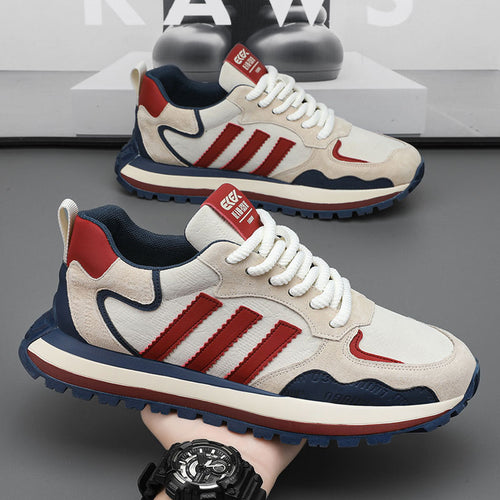 Herren Retro-Sneaker mit Wildleder-Overlays und gedämpfter Profilsohle Shop Nory