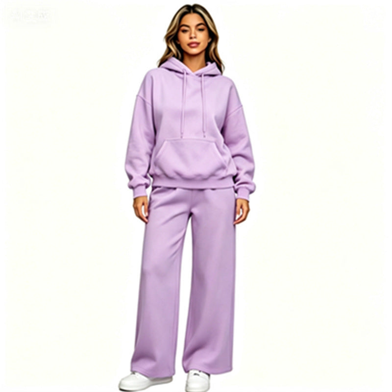 Damen Bequemer Oversized Hoodie mit weiten Jogginghosen Shop Nory