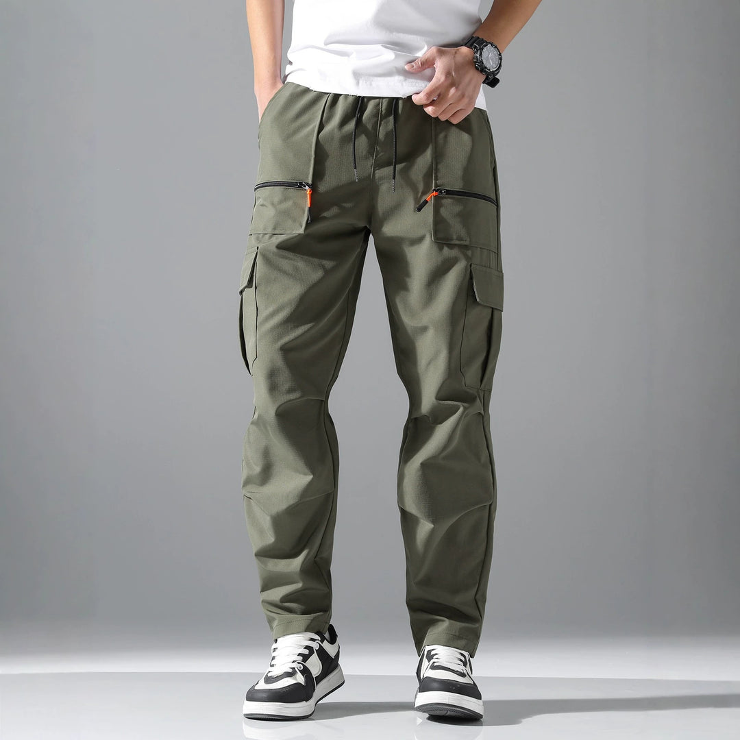 Herren Bequeme Cargo-Hose mit elastischem Bund Shop Nory