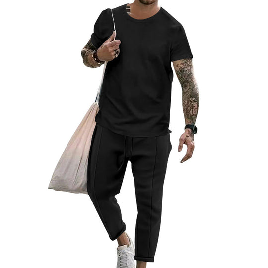Herren sportliches Set aus hochwertiger Baumwolle mit funktionalem Design und atmungsaktiver Struktur Shopnory