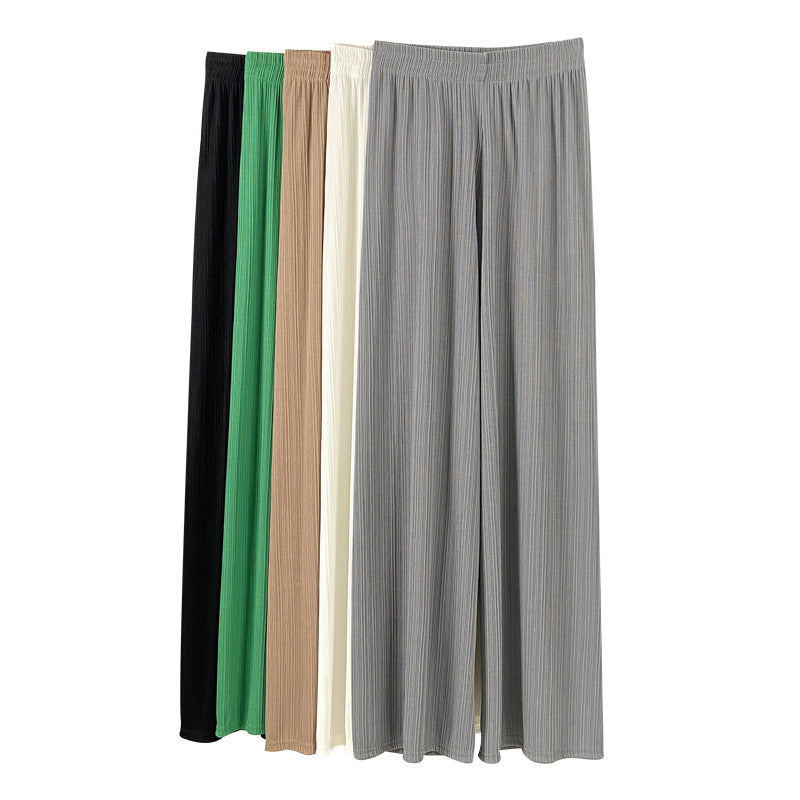 Damen Plissierte Weite Hosen Shop Nory