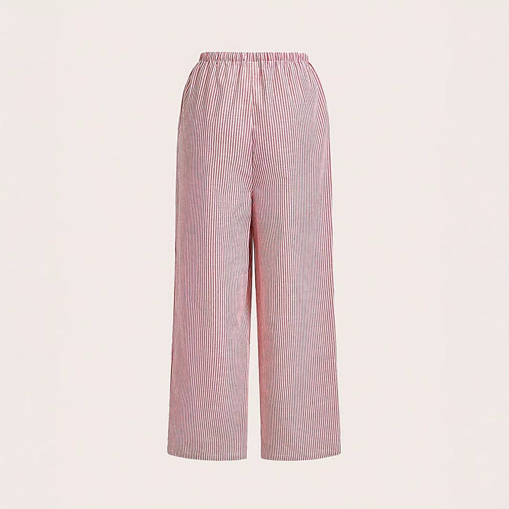 Damen lässige Freizeithose mit Gürtel