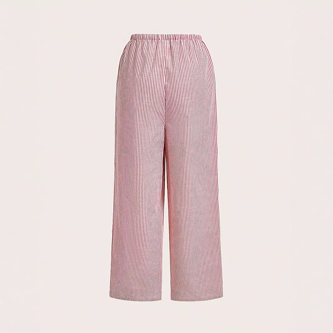 Damen lässige Freizeithose mit Gürtel