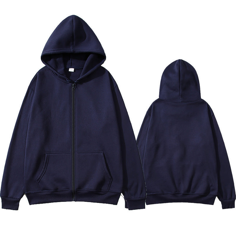 Unisex Zip-Hoodie mit robustem Metallreißverschluss, angerauter Fleece-Innenseite, geteilten Eingrifftaschen und verstärkten Nähten Shop Nory