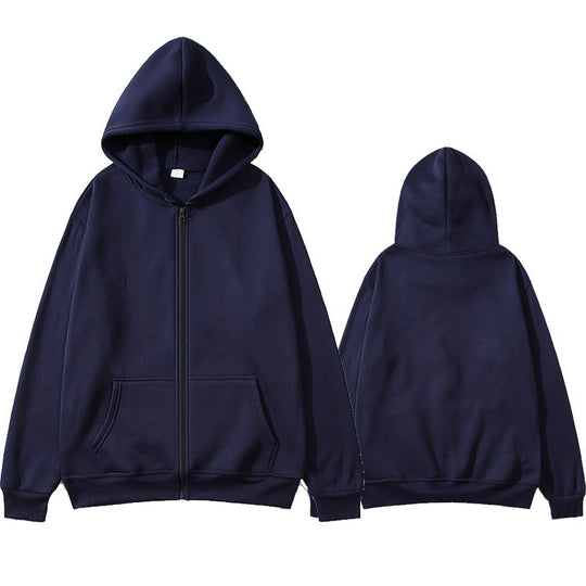Unisex Zip-Hoodie mit robustem Metallreißverschluss, angerauter Fleece-Innenseite, geteilten Eingrifftaschen und verstärkten Nähten Shop Nory