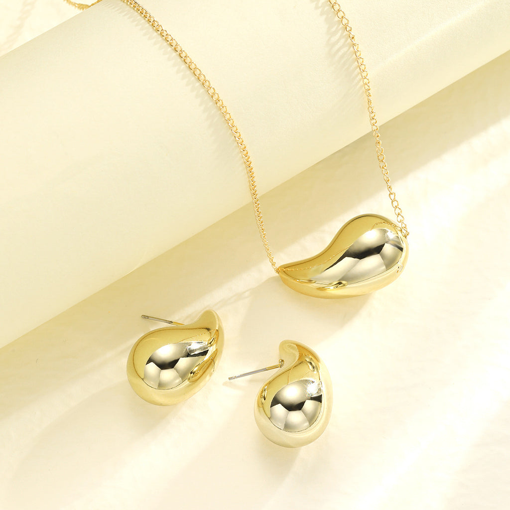 Damen Schmuckset mit eleganten Tropfenanhängern Shop Nory