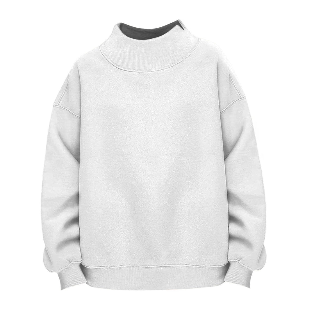 Damen Lässiges Funnel-Neck Sweatshirt im Oversize‑Schnitt mit überschnittener Schulter Shop Nory