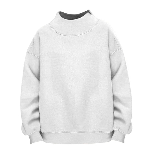 Damen Lässiges Funnel-Neck Sweatshirt im Oversize‑Schnitt mit überschnittener Schulter Shop Nory