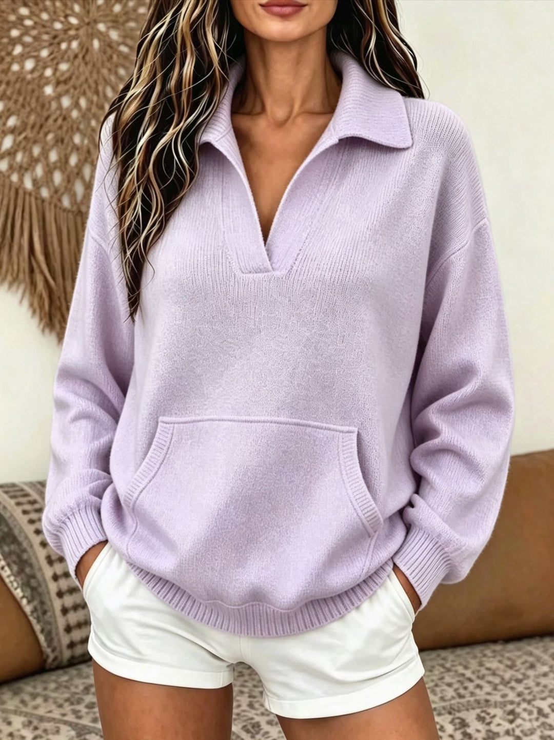 Damen Pullover mit hohem Kragen Shop Nory