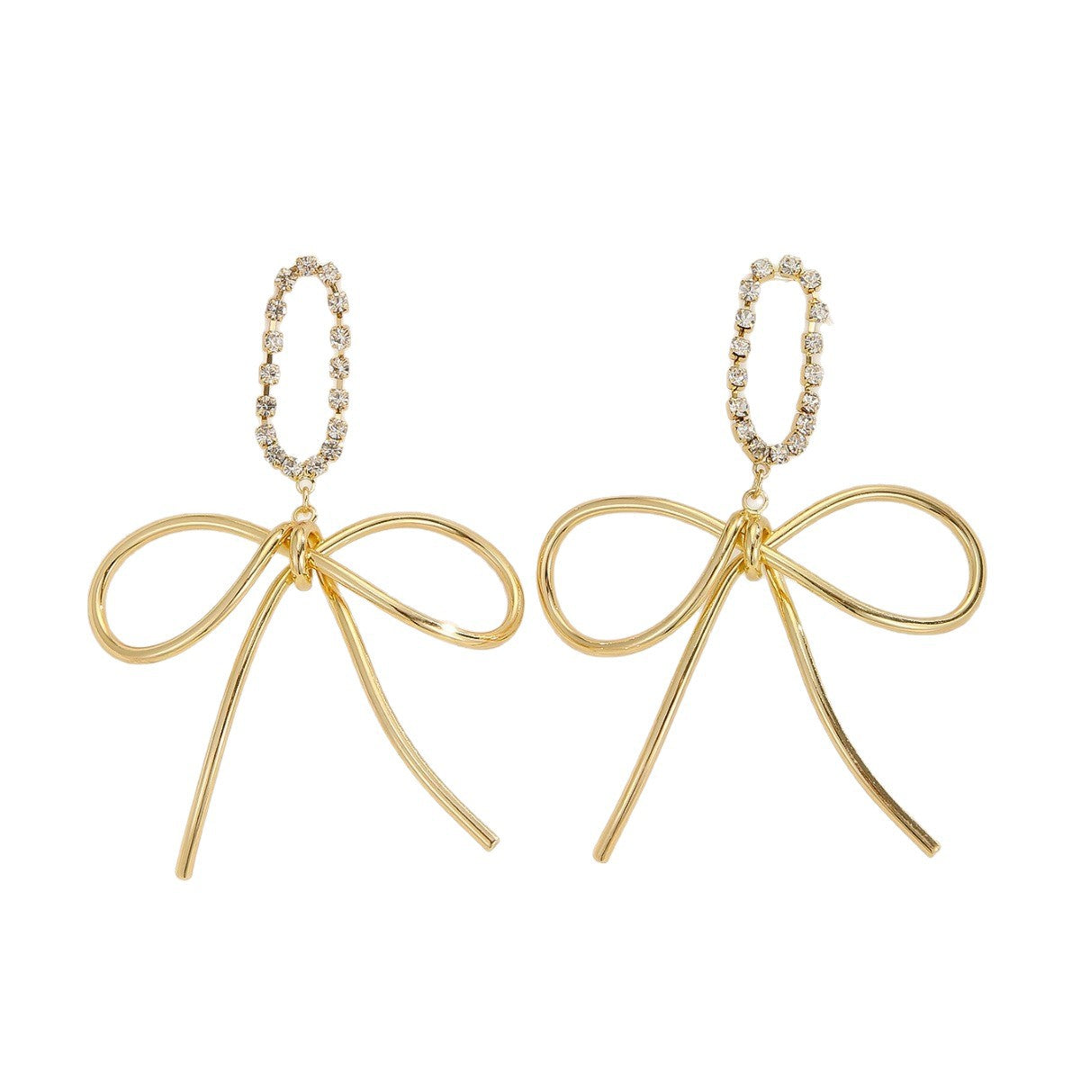 Damen Statement Ohrringe mit einzigartigem Schleifen-Design Shop Nory