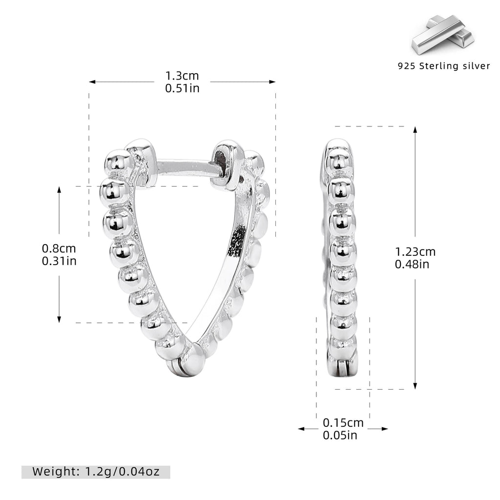 Damen Ohrhänger mit Perlenakzenten aus hochwertigem 925 Sterling Silber Shop Nory
