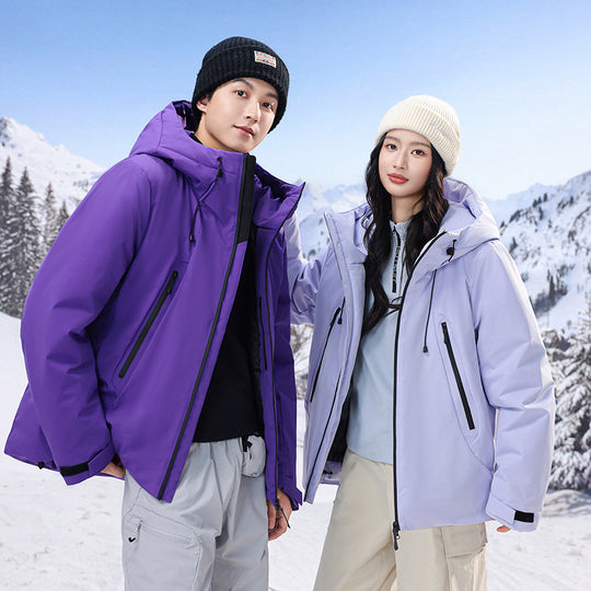Herren wattierte, wasserabweisende Tech-Outdoorjacke mit Kapuze Shop Nory