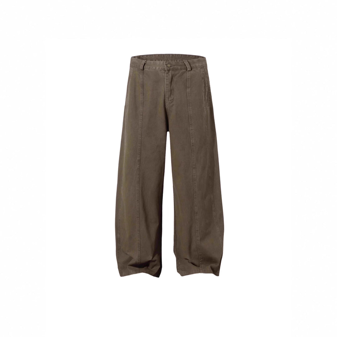 Damen Weitgeschnittene Hose mit Bundfalten Shop Nory