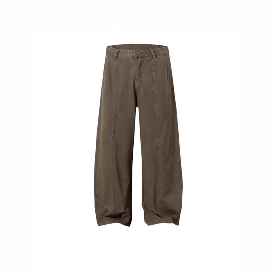 Damen Weitgeschnittene Hose mit Bundfalten Shop Nory