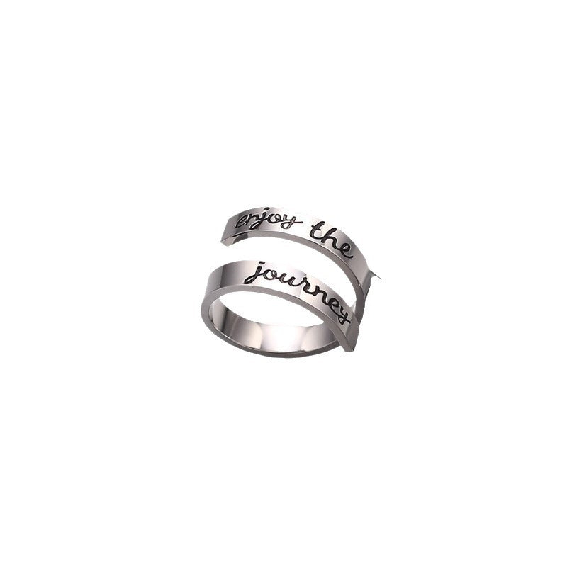 Damen Motivationsring mit inspirierendem Schriftzug Shop Nory