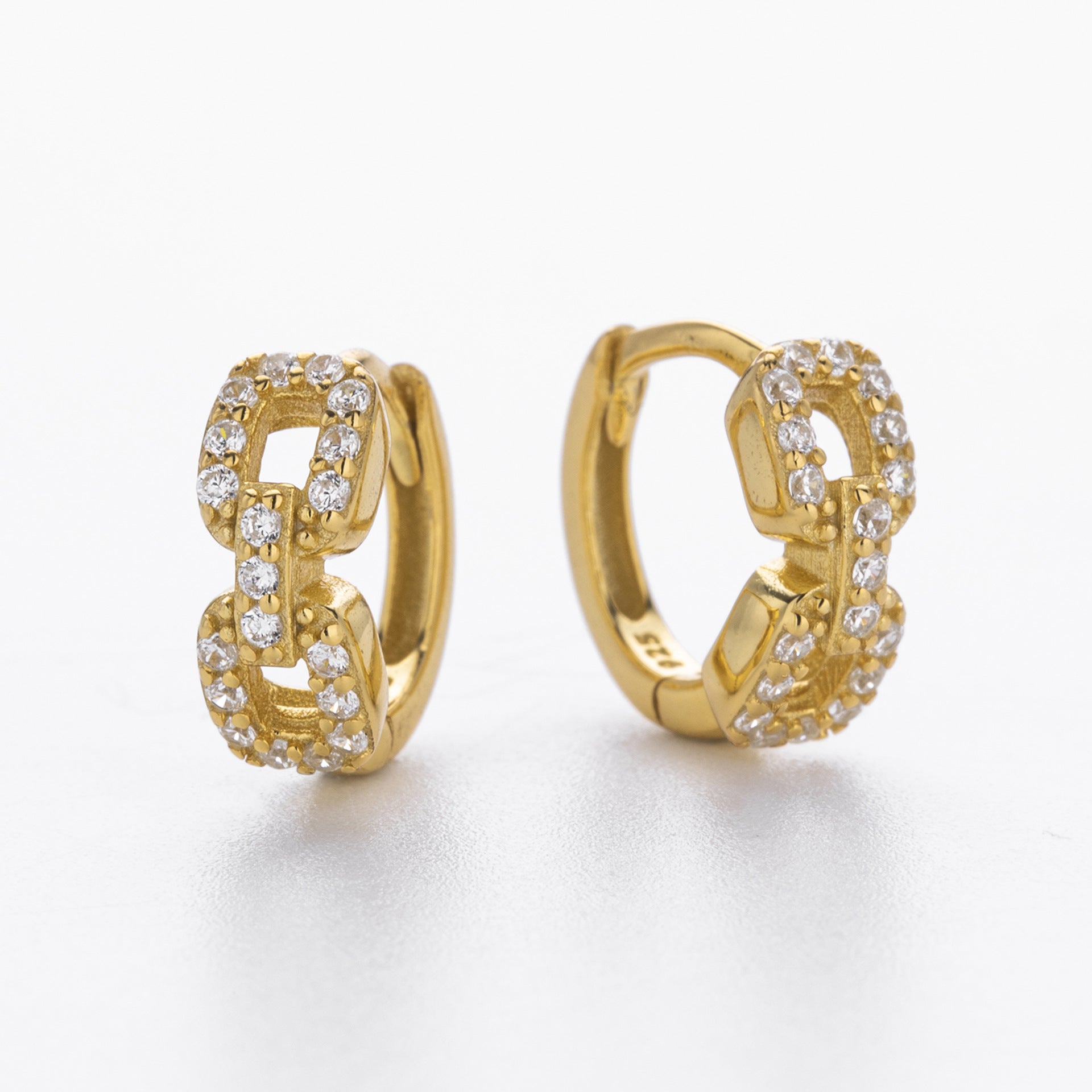 Damen Ohrhänger mit funkelndem Zirkon aus hochwertigem 925 Sterling Silber Shop Nory