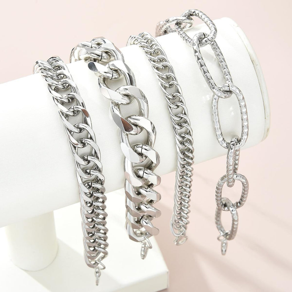 Damen Elegantes Armband-Set mit luxuriösen Ketten und modernen Designs Shop Nory