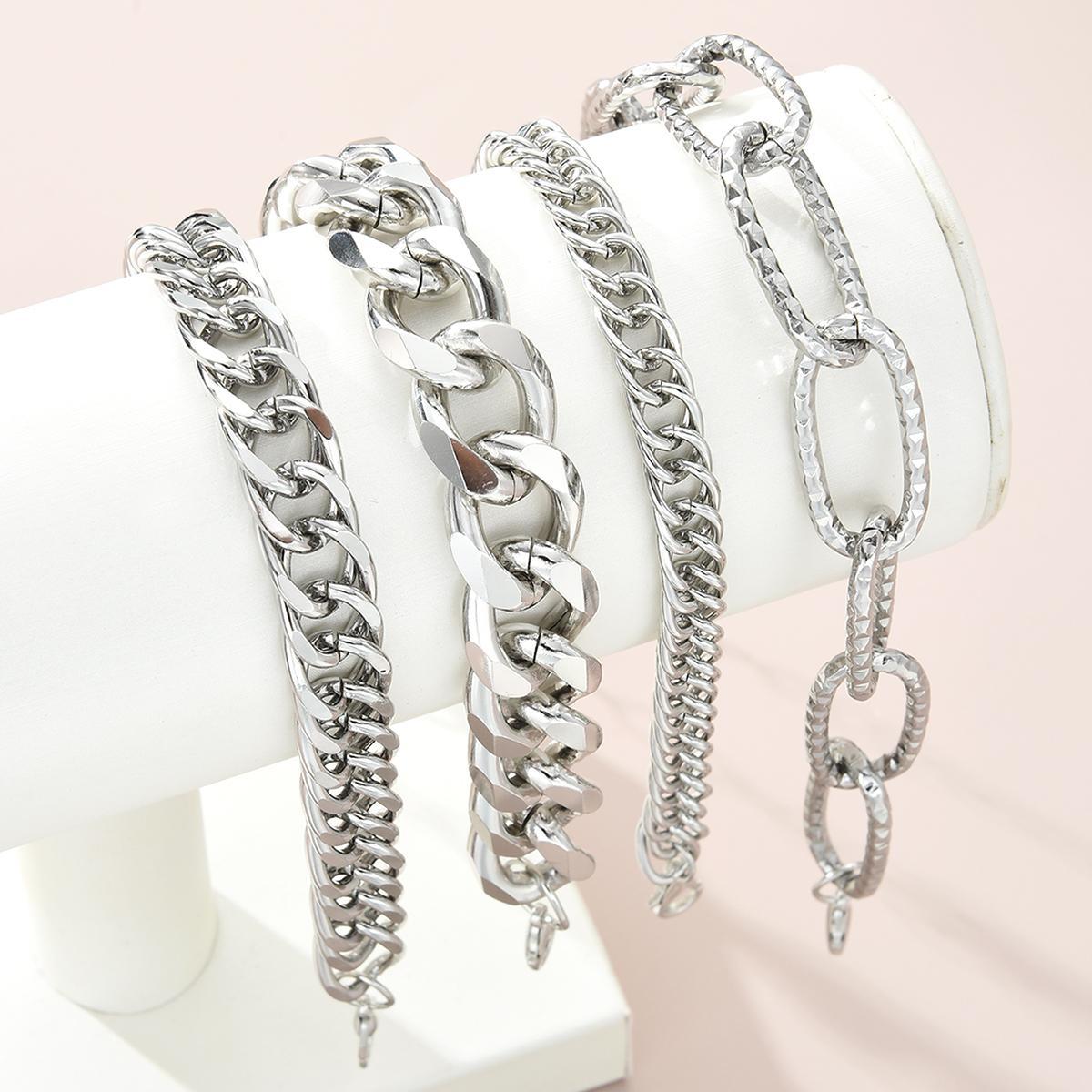 Damen Elegantes Armband-Set mit luxuriösen Ketten und modernen Designs Shop Nory