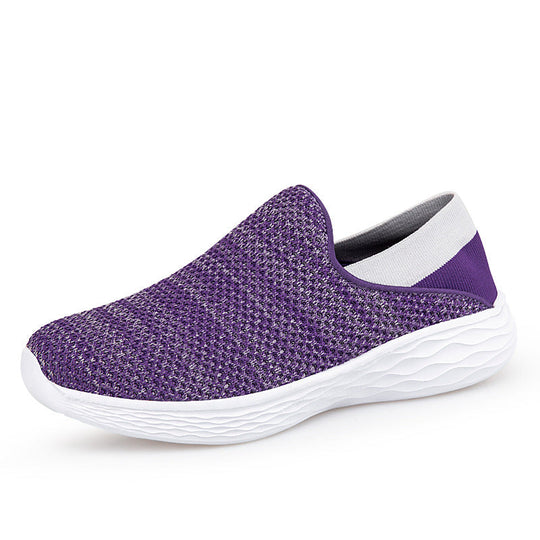 Unisex nan Einstiegs-Komfortschuh mit nahtlosem Strickschaft und dämpfender Leichtschaumsohle