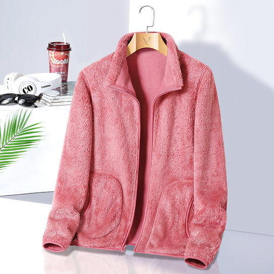 Damen Fleecejacke mit hohem Kragen Shop Nory