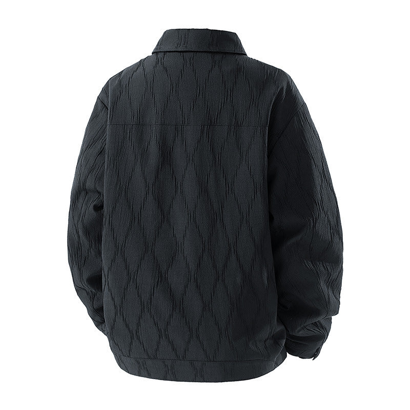 Herren Modische Jacke mit strukturiertem Gewebe Shop Nory