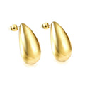 Damen Hängende Ohrstecker mit tropfenförmigem Design und polierter Oberfläche Shop Nory