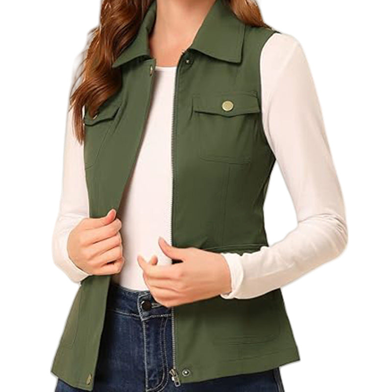 Damen Outdoor-Weste mit praktischen Taschen